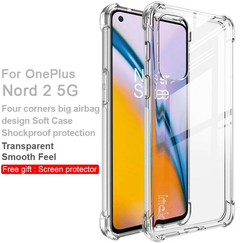 Cover OnePlus Nord 2 5G Gennemsigtig Silkeblød Imak