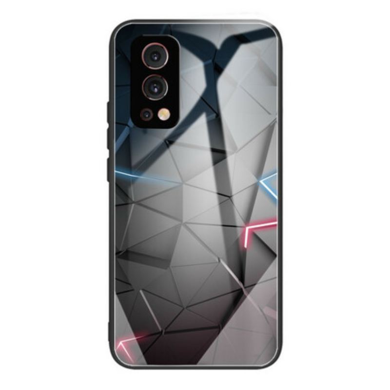 Cover OnePlus Nord 2 5G Hærdet Glas Geometri