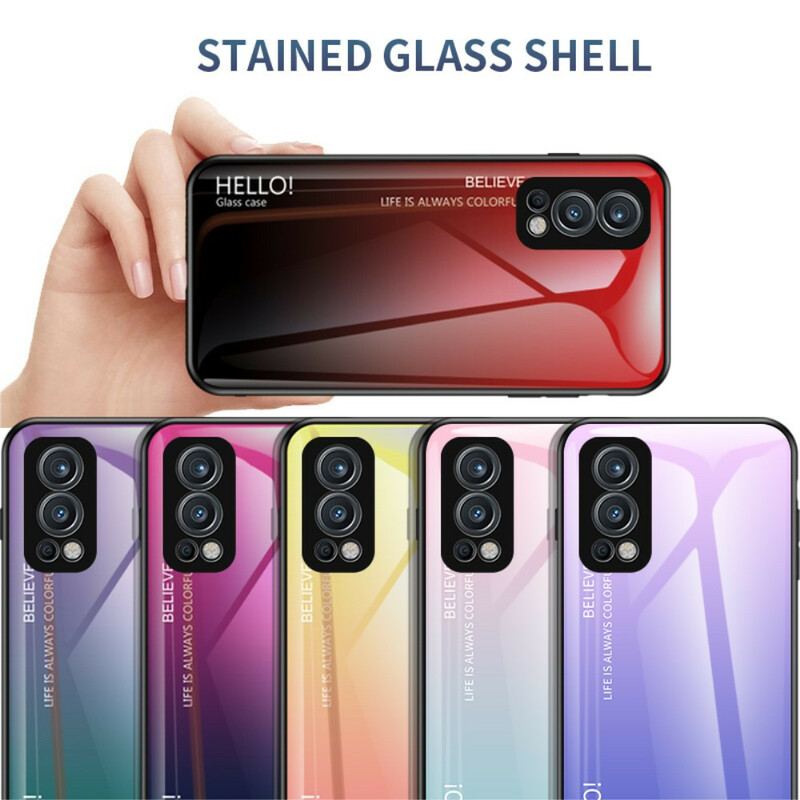 Cover OnePlus Nord 2 5G Hærdet Glas Hej