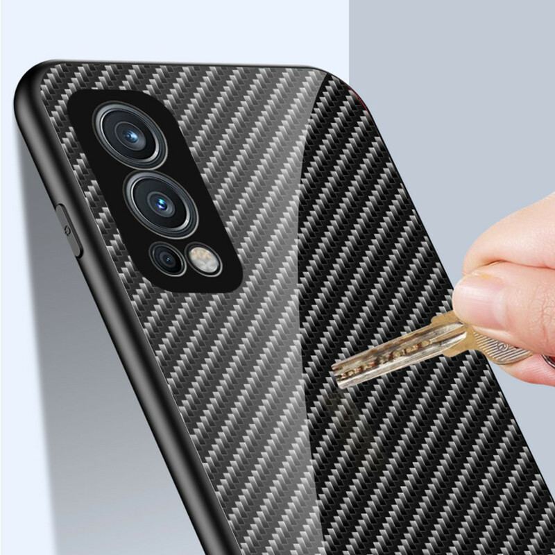 Cover OnePlus Nord 2 5G Kulfiber Hærdet Glas