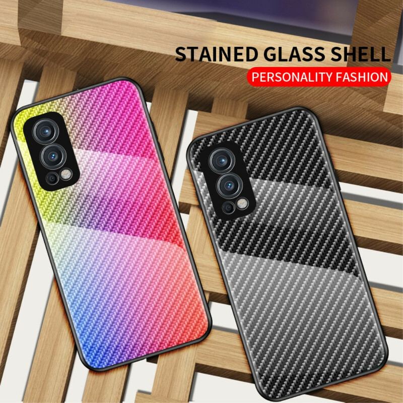 Cover OnePlus Nord 2 5G Kulfiber Hærdet Glas