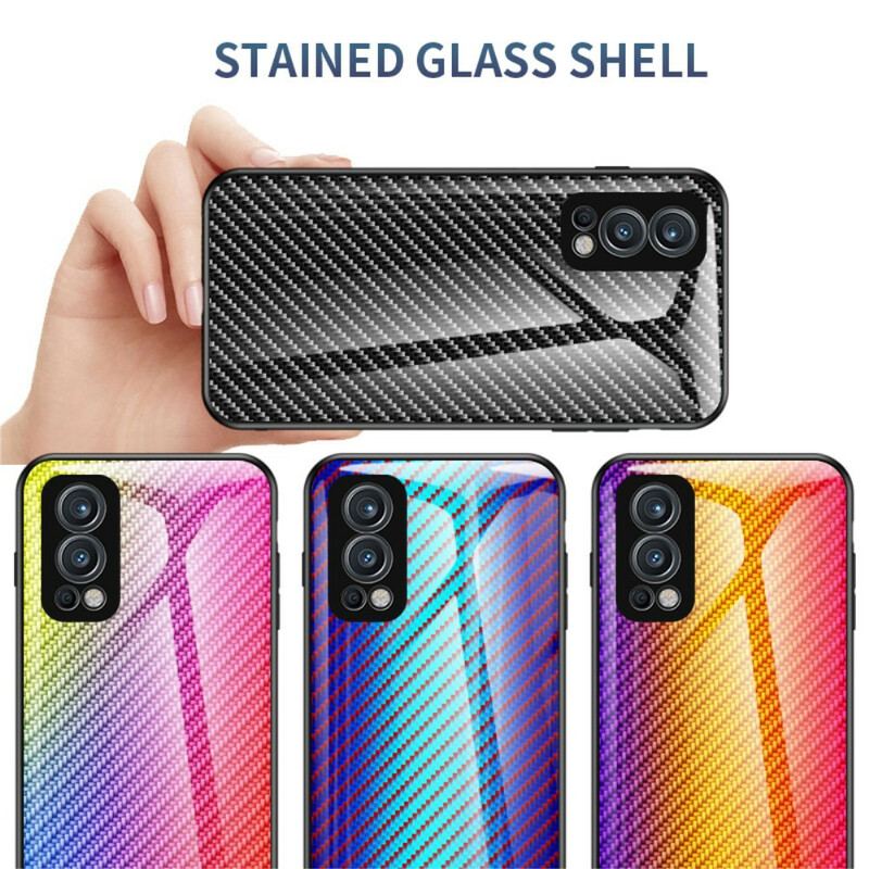 Cover OnePlus Nord 2 5G Kulfiber Hærdet Glas