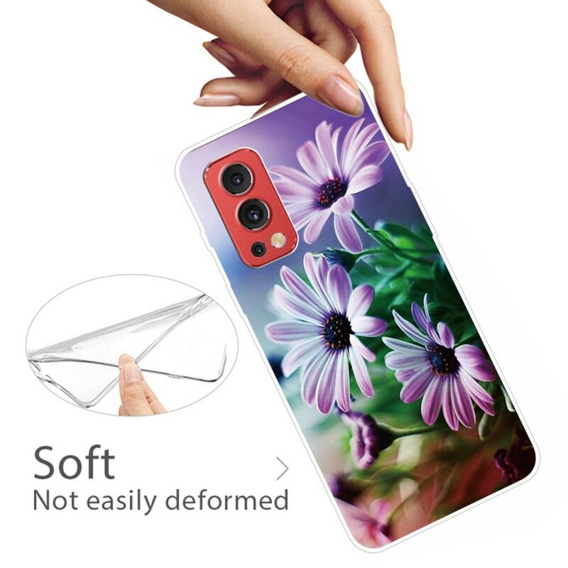 Cover OnePlus Nord 2 5G Realistiske Blomster