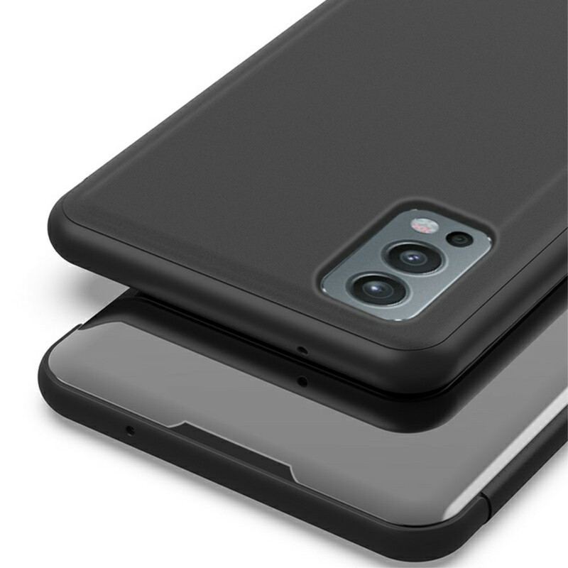 Cover OnePlus Nord 2 5G Spejl Og Kunstlæder