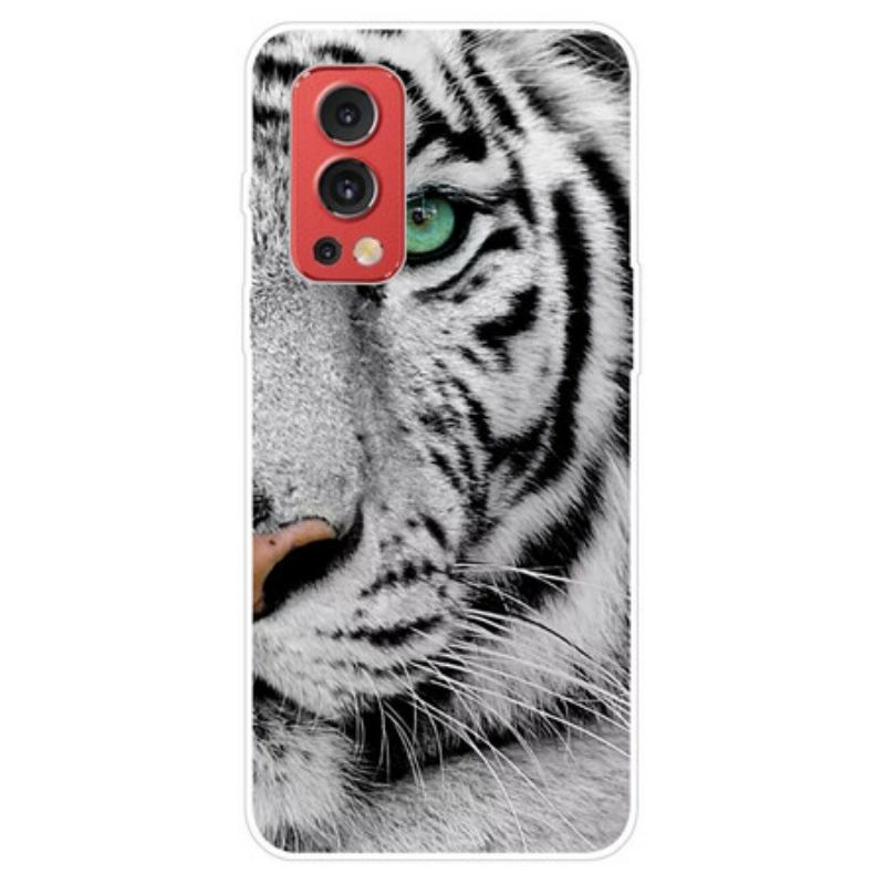 Cover OnePlus Nord 2 5G Tiger Ansigt