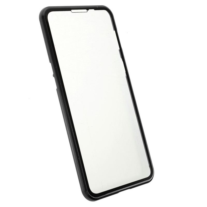 Cover OnePlus Nord 2 5G To Sider Magnetisk Hærdet Glas Og Metal