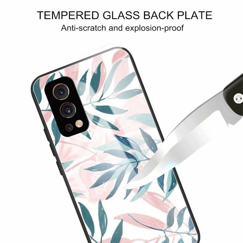 Cover OnePlus Nord 2 5G Vegetabilsk Hærdet Glas