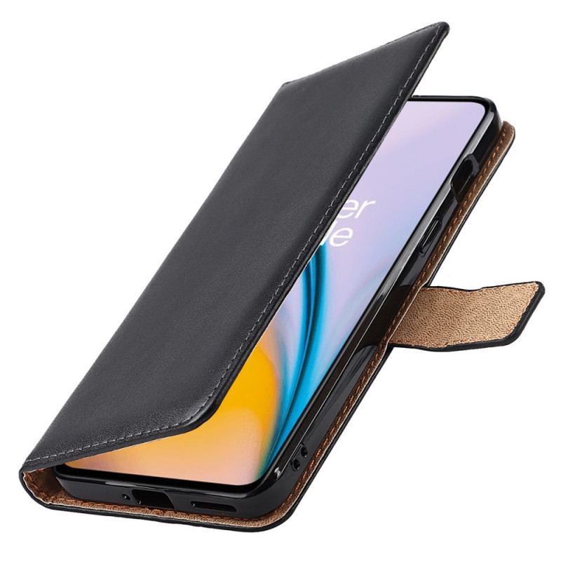 Flip Cover OnePlus Nord 2 5G Ægte Læder