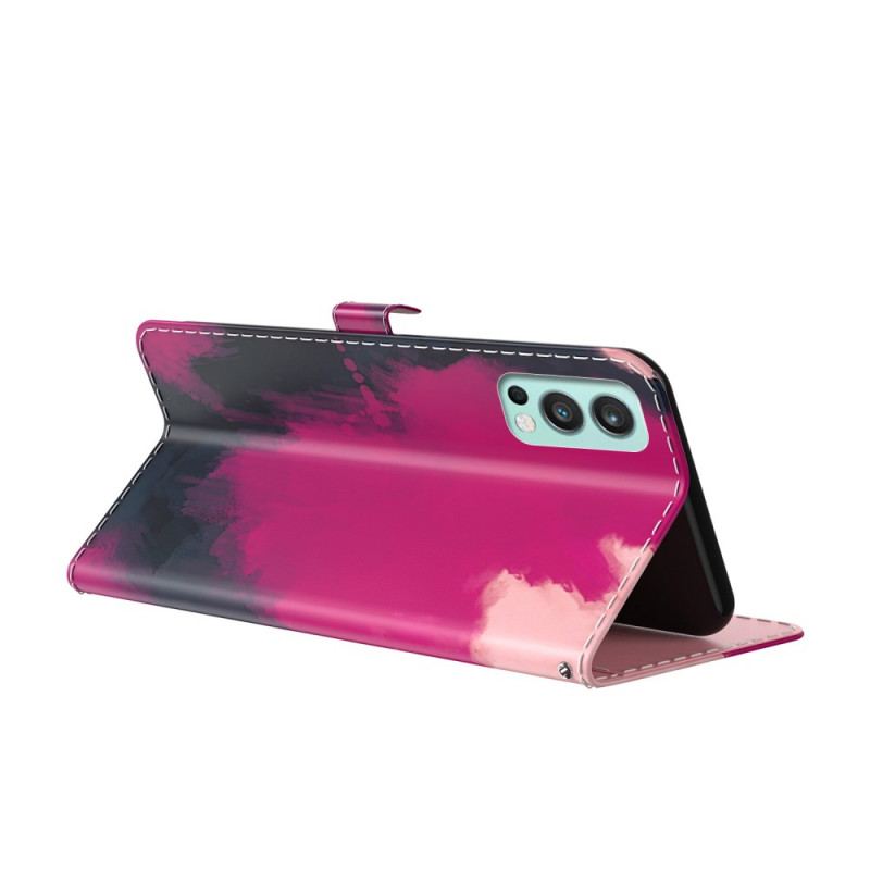 Flip Cover OnePlus Nord 2 5G Akvarel