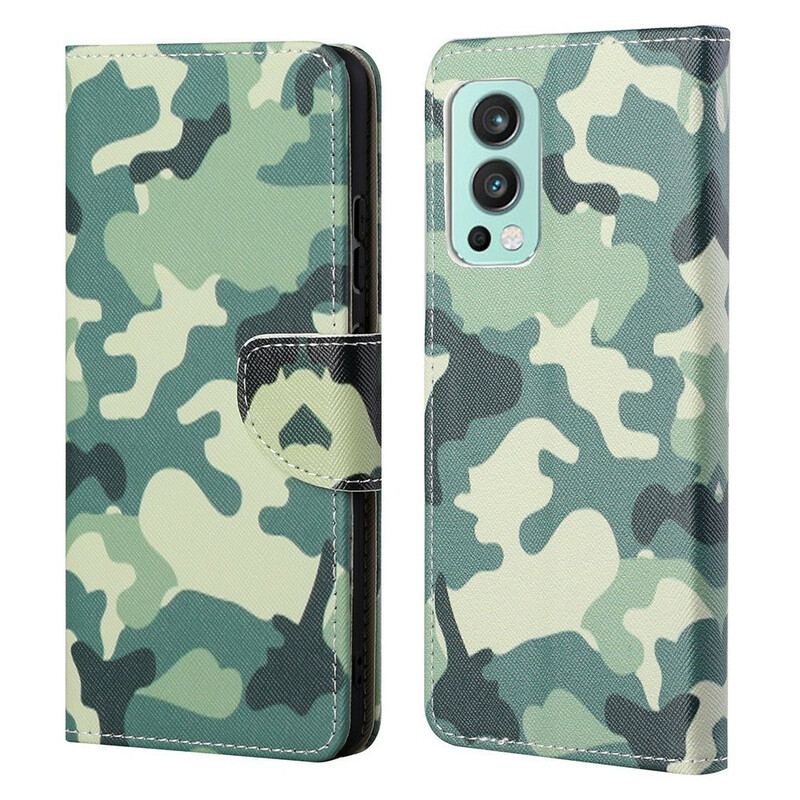 Flip Cover OnePlus Nord 2 5G Camouflage