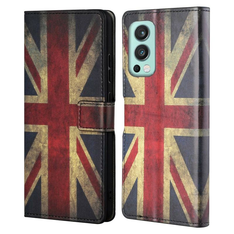 Flip Cover OnePlus Nord 2 5G England Flag