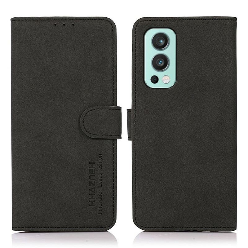 Flip Cover OnePlus Nord 2 5G Khazneh Fashion Læder Effekt