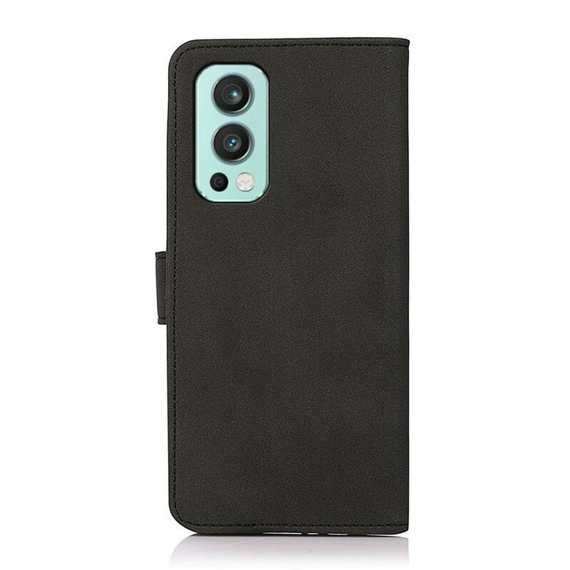 Flip Cover OnePlus Nord 2 5G Khazneh Fashion Læder Effekt