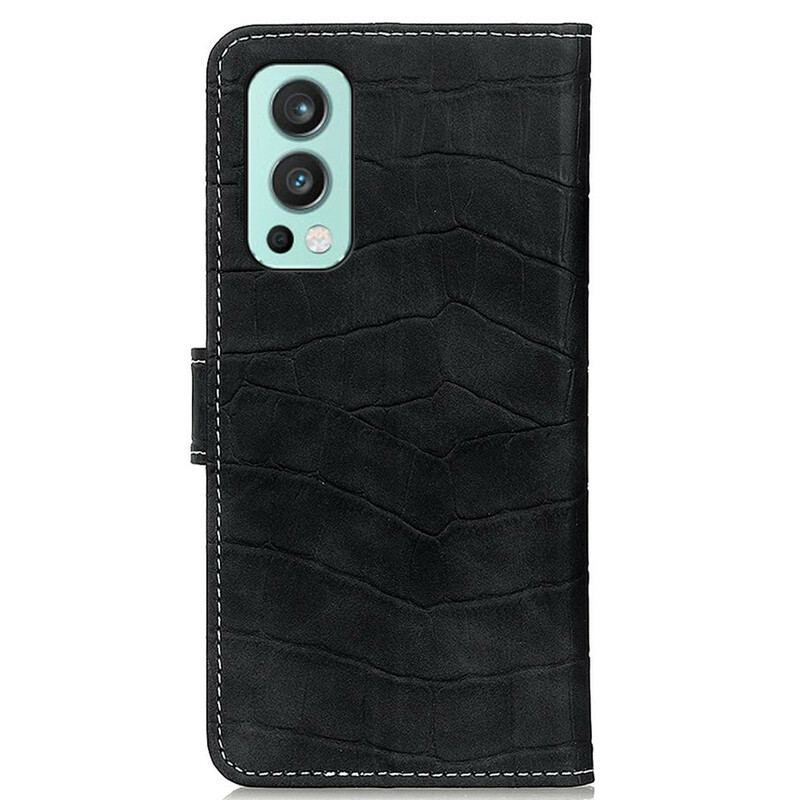 Flip Cover OnePlus Nord 2 5G Krokodillekraft