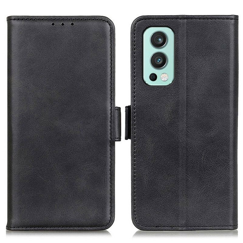 Flip Cover OnePlus Nord 2 5G Læder Cover Dobbelt Klap