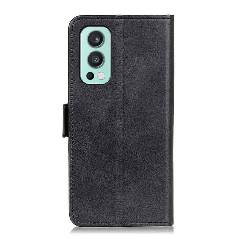 Flip Cover OnePlus Nord 2 5G Læder Cover Dobbelt Klap