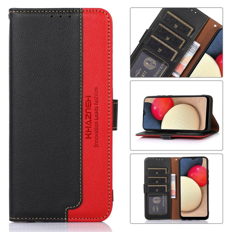 Flip Cover OnePlus Nord 2 5G Lychee Style Rfid Khazneh