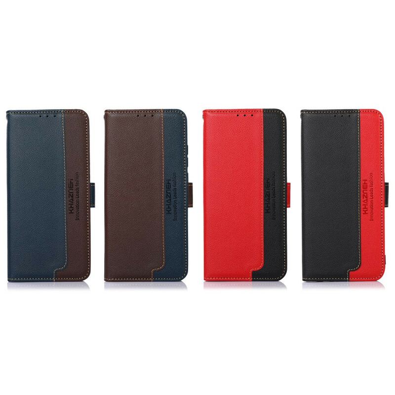 Flip Cover OnePlus Nord 2 5G Lychee Style Rfid Khazneh