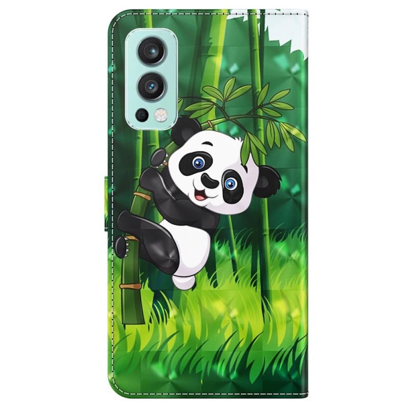 Flip Cover OnePlus Nord 2 5G Panda Og Bambus