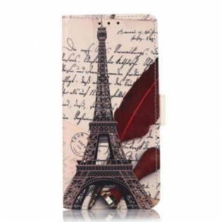 Flip Cover OnePlus Nord 2 5G Poetens Eiffeltårn