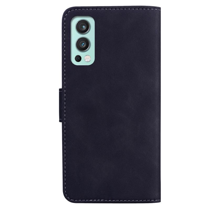 Flip Cover OnePlus Nord 2 5G Skin-touch Butterfly