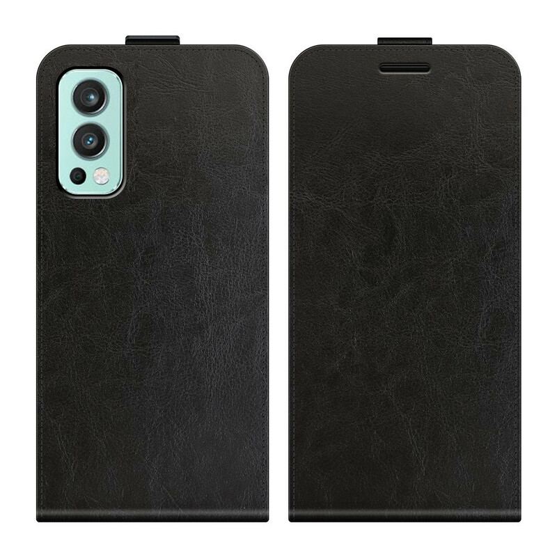 Læder Cover OnePlus Nord 2 5G Flip Cover Foldelig Retro