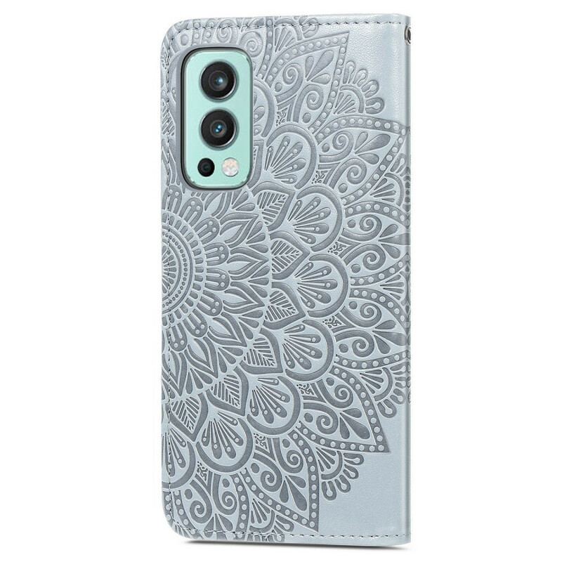 Læder Cover OnePlus Nord 2 5G Stammeblade