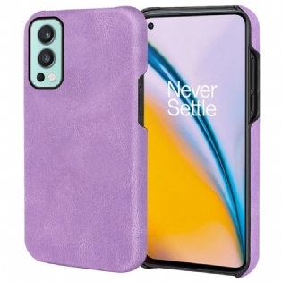 Mobilcover OnePlus Nord 2 5G Nye Farver Elegance Lædereffekt