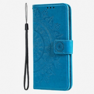 Flip Cover Poco X6 Pro 5g Mandala Sol Med Rem