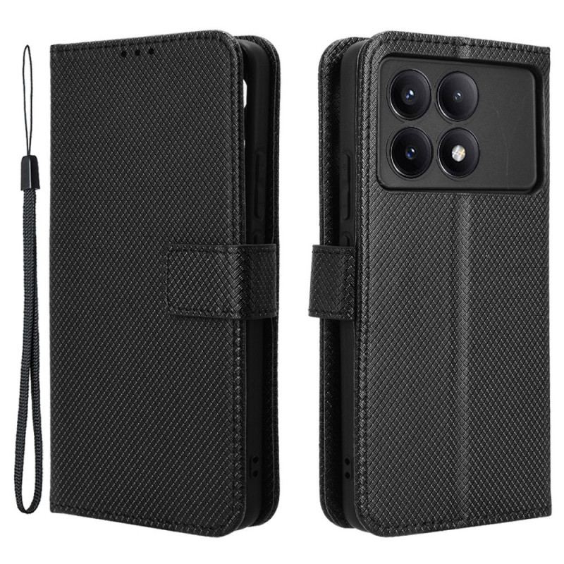 Flip Cover Poco X6 Pro 5g Prikket Rem