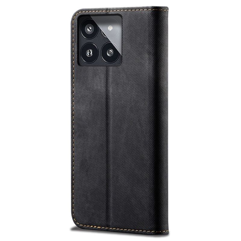 Flip Cover Til Poco X6 Pro 5g Jeansstof