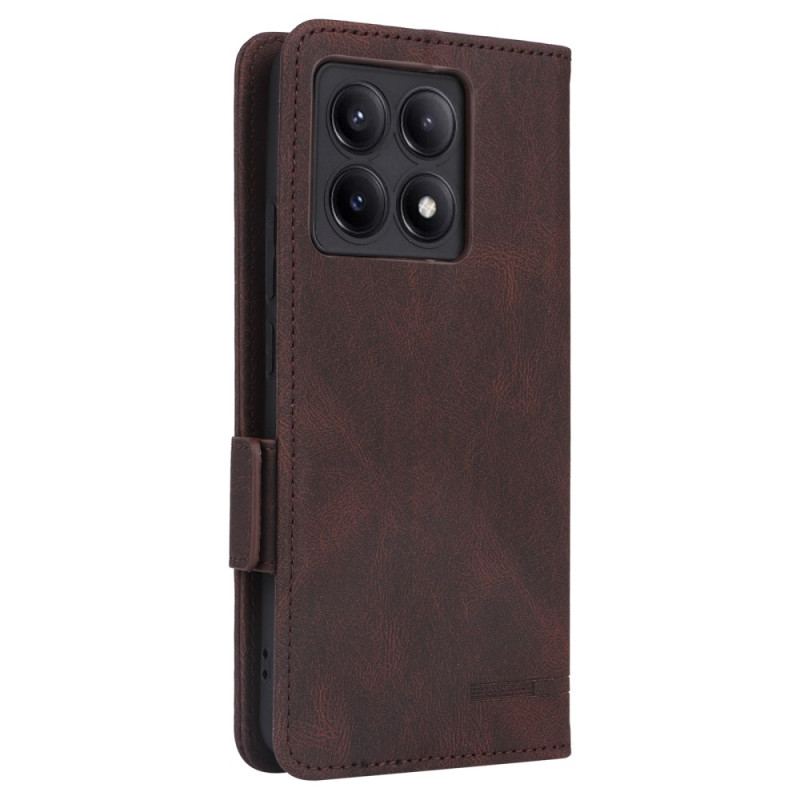 Flip Cover Til Poco X6 Pro 5g Retro Design