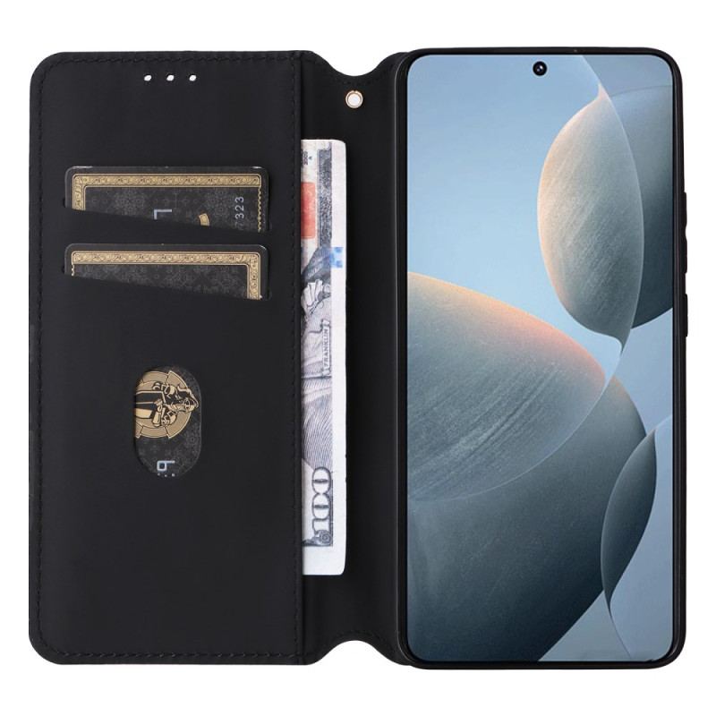 Læder Cover Poco X6 Pro 5g Telefon Etui 3d Diamanter