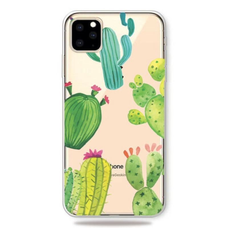 Cover iPhone 11 Pro Akvarel Kaktusser