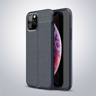 Cover iPhone 11 Pro Dobbelt Linje Litchi Læder Effekt