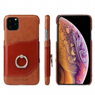 Cover iPhone 11 Pro Fierre Shann Kortholder Og Ringholder