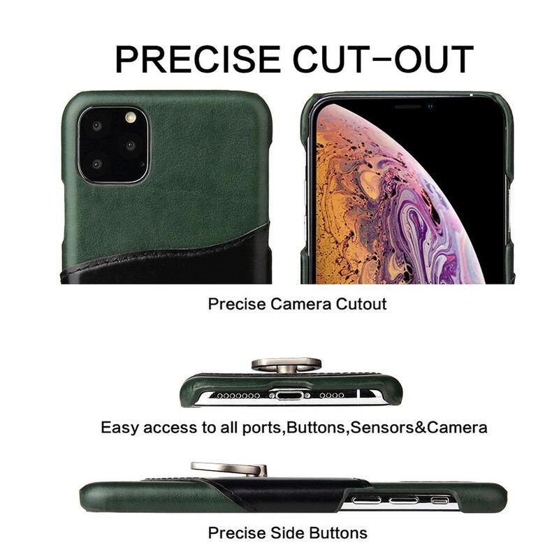 Cover iPhone 11 Pro Fierre Shann Kortholder Og Ringholder