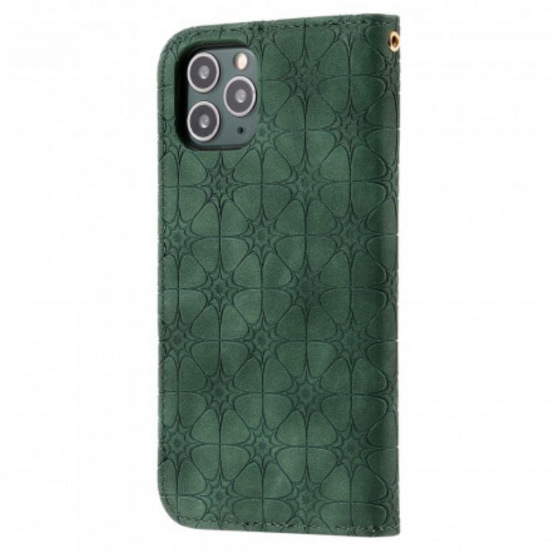 Cover iPhone 11 Pro Flip Cover Barokke Blomster