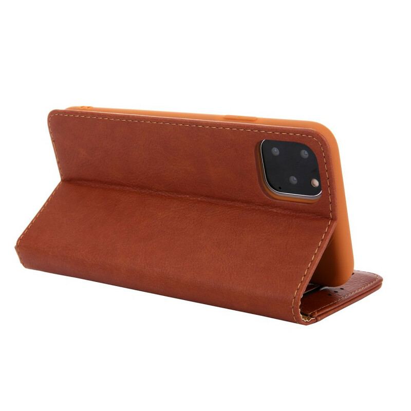 Cover iPhone 11 Pro Flip Cover Førsteklasses Læderstil