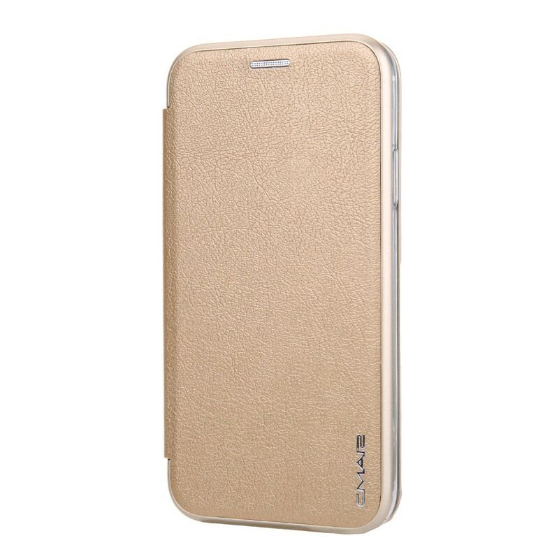 Cover iPhone 11 Pro Flip Cover Imiteret Læder Cmai2 Metalliske Kanter