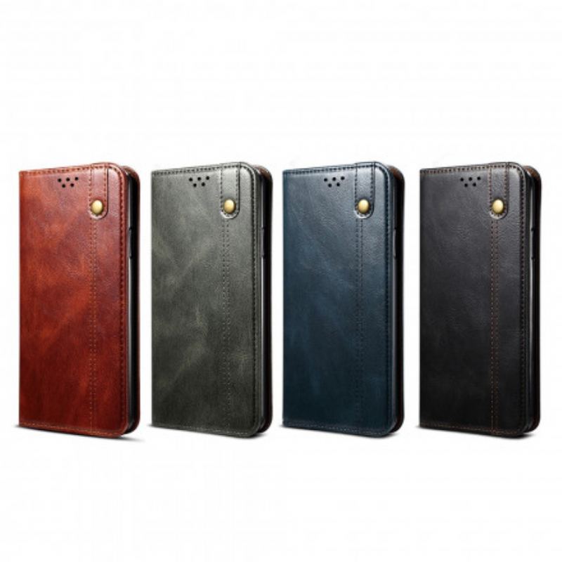 Cover iPhone 11 Pro Flip Cover Voksbehandlet Kunstlæder