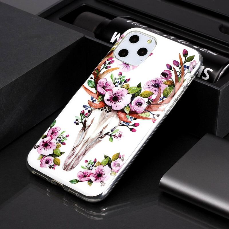 Cover iPhone 11 Pro Fluorescerende Blomsterelg