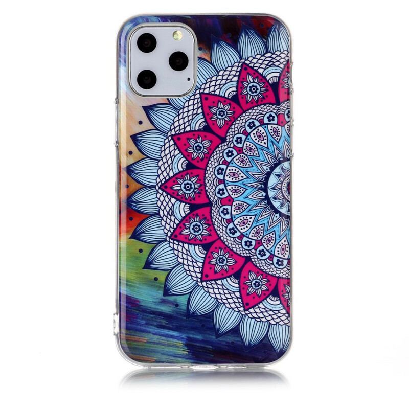 Cover iPhone 11 Pro Fluorescerende Farverig Mandala