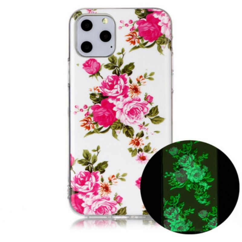 Cover iPhone 11 Pro Fluorescerende Liberty-blomster