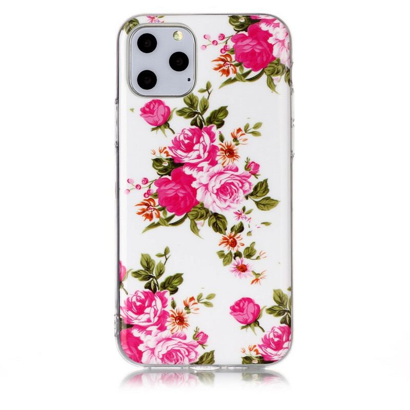 Cover iPhone 11 Pro Fluorescerende Liberty-blomster