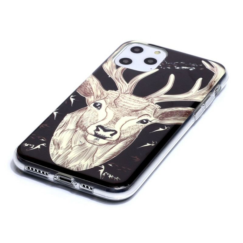 Cover iPhone 11 Pro Fluorescerende Majestic Deer