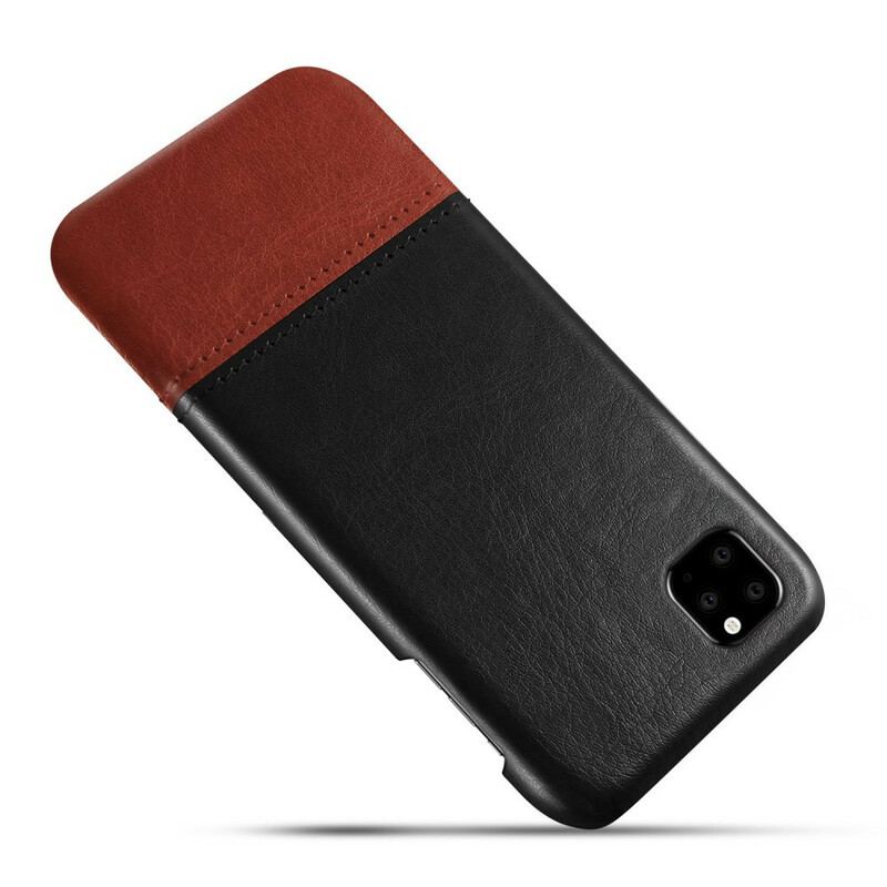 Cover iPhone 11 Pro Ksq Tofarvet Lædereffekt