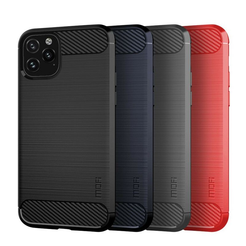 Cover iPhone 11 Pro Mofi Børstet Kulfiber