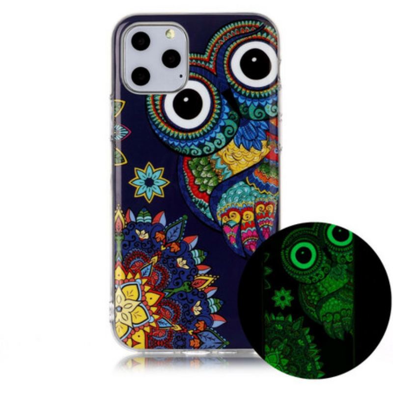 Cover iPhone 11 Pro Unik Fluorescerende Ugle