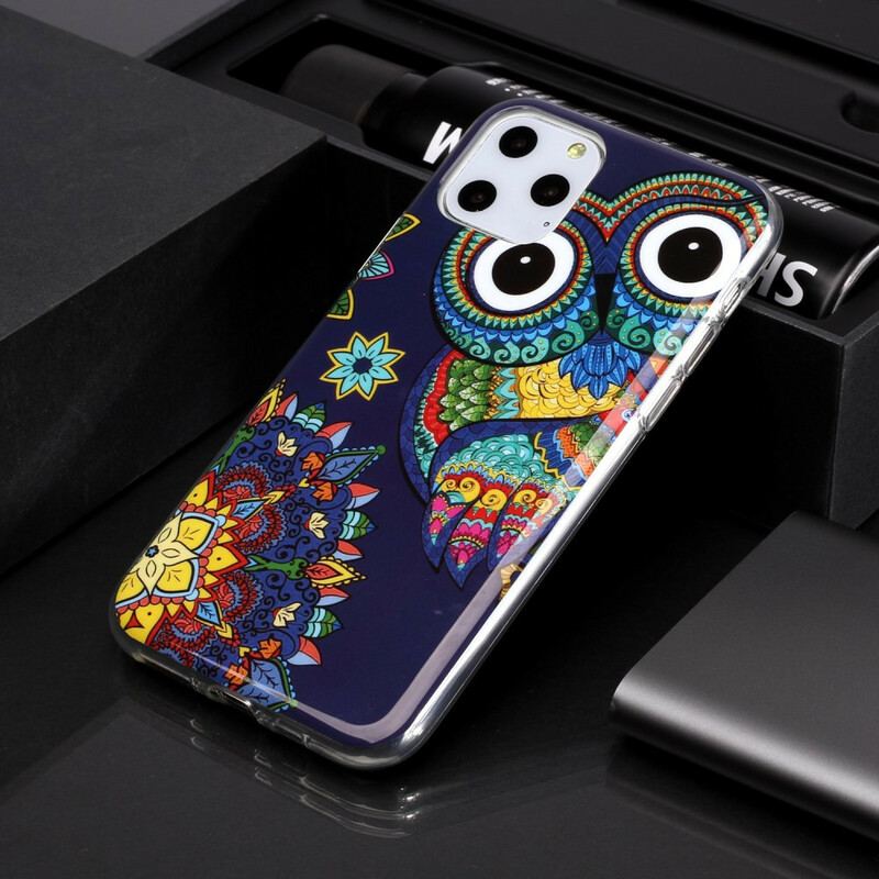 Cover iPhone 11 Pro Unik Fluorescerende Ugle